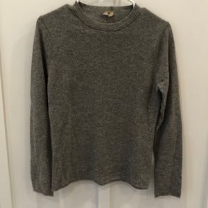 J. Crew Gray Cashmere Sweater